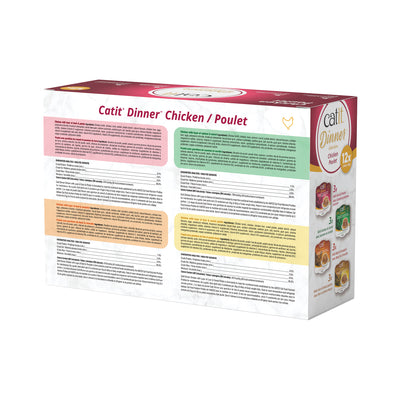 Catit Dinner Wet Cat Food Chicken Selections Multipack