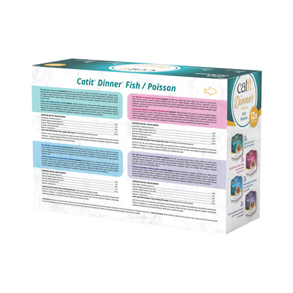 Catit Dinner Wet Cat Food Fish Selections Multipack