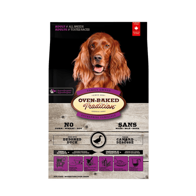 Oven-Baked Tradition Hypoallergenic Duck Dry Food For All Breed Adult Dogs - Dry Dog Food - Oven-Baked Tradition - PetMax Canada