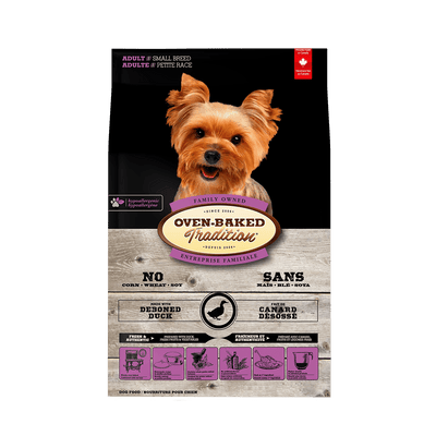 Oven-Baked Tradition Hypoallergenic Duck Dry Food For Small Breed Adult Dogs - Dry Dog Food - Oven-Baked Tradition - PetMax Canada