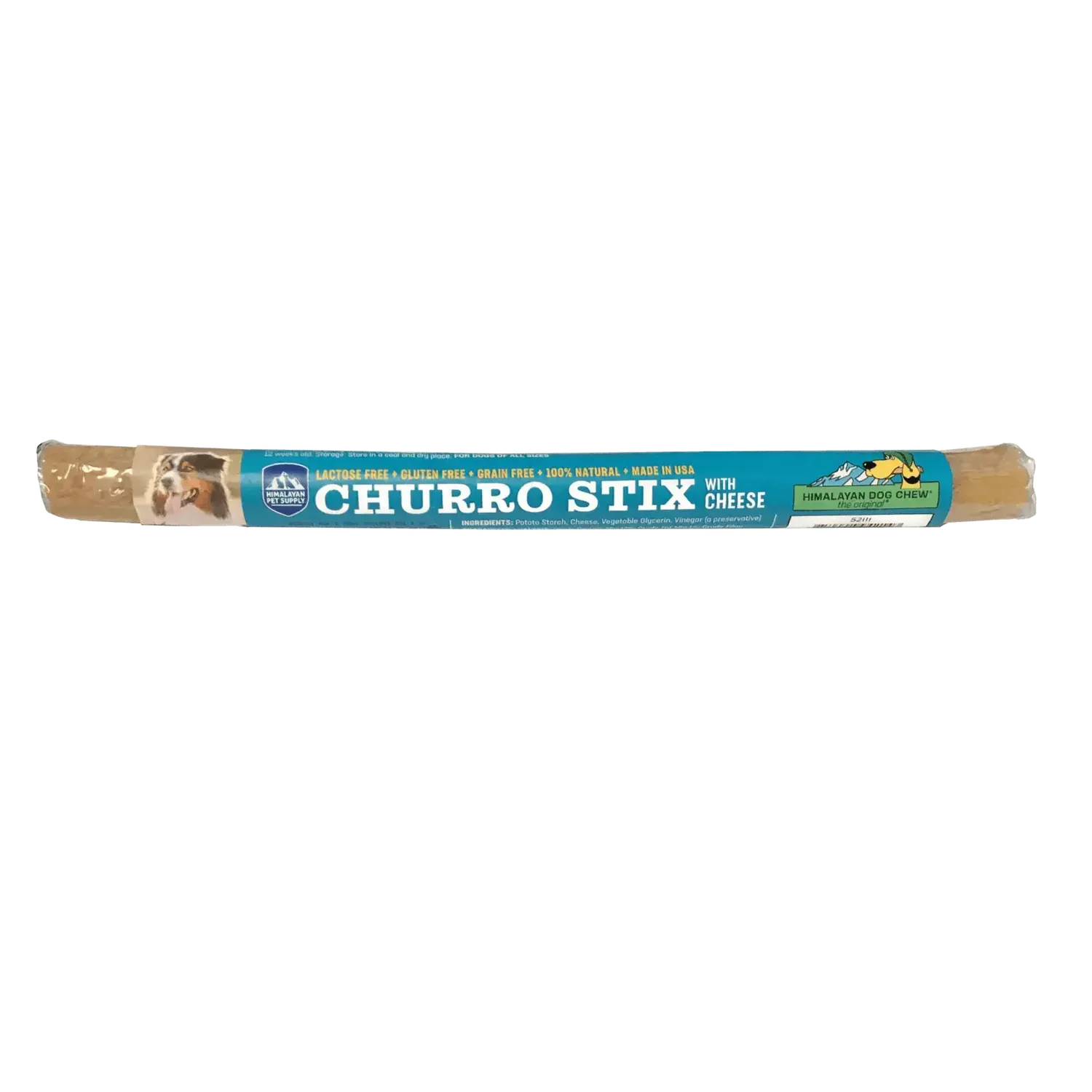 Himalayan Dog Chew Churro Cheese Dog Treat 10 inch stick Dog Treats 10 inch stick | PetMax Canada