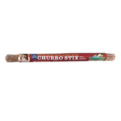 Himalayan Dog Chew Churro Bacon Dog Treat 10 inch stick Dog Treats 10 inch stick | PetMax Canada