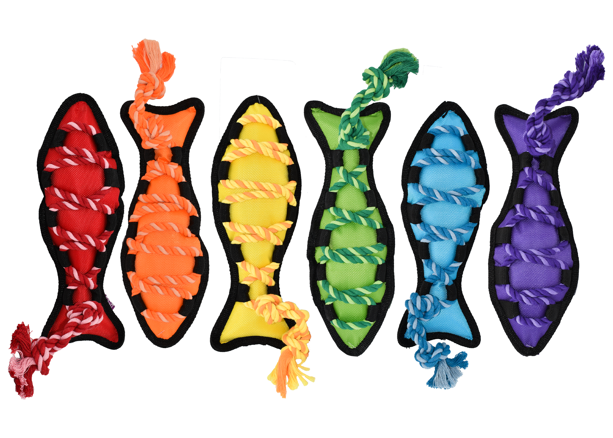 Multipet Cross Rope Fish Dog Toy - Dog Toys - Multipet - PetMax Canada