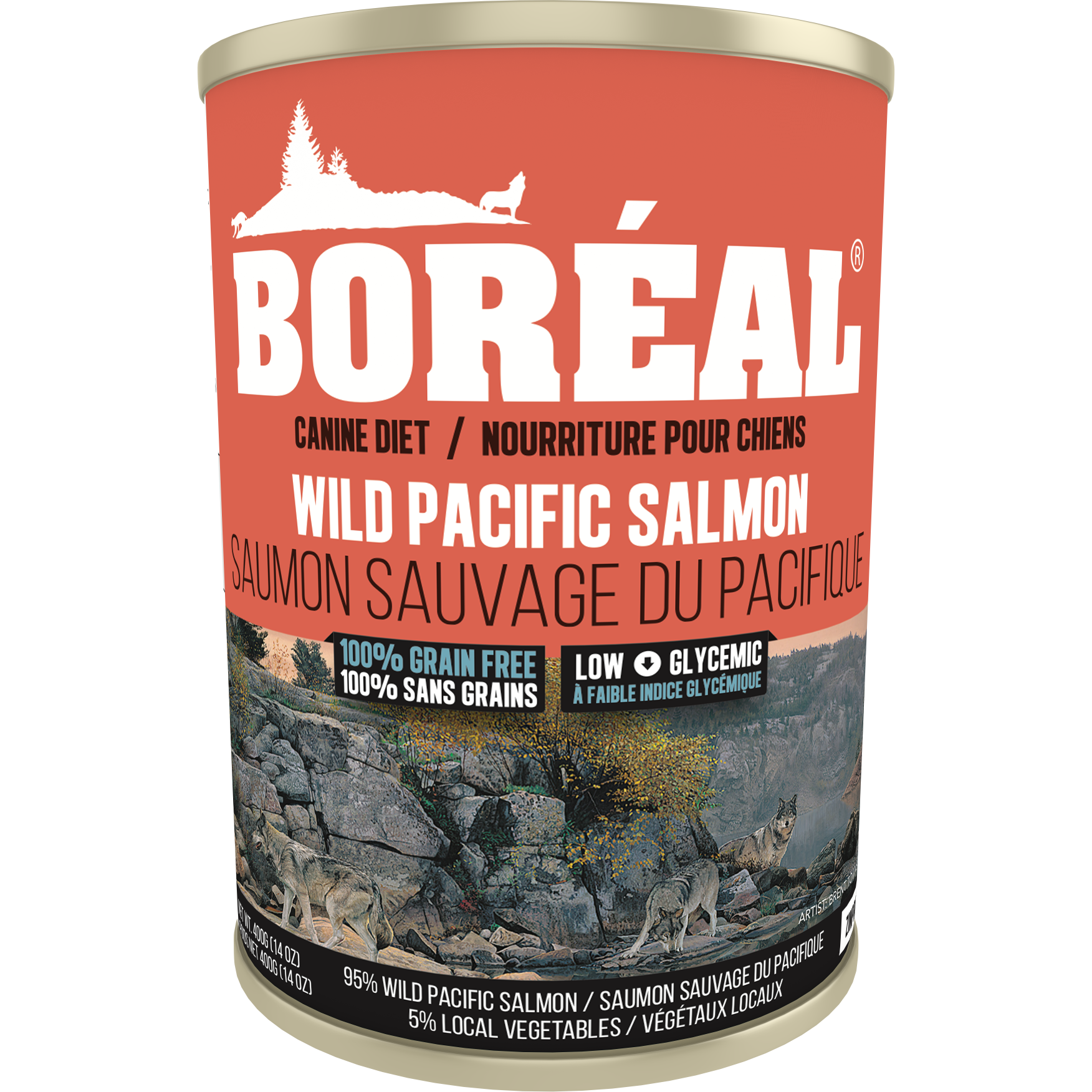 D0301 Boréal Wild Salmon Dog 690g