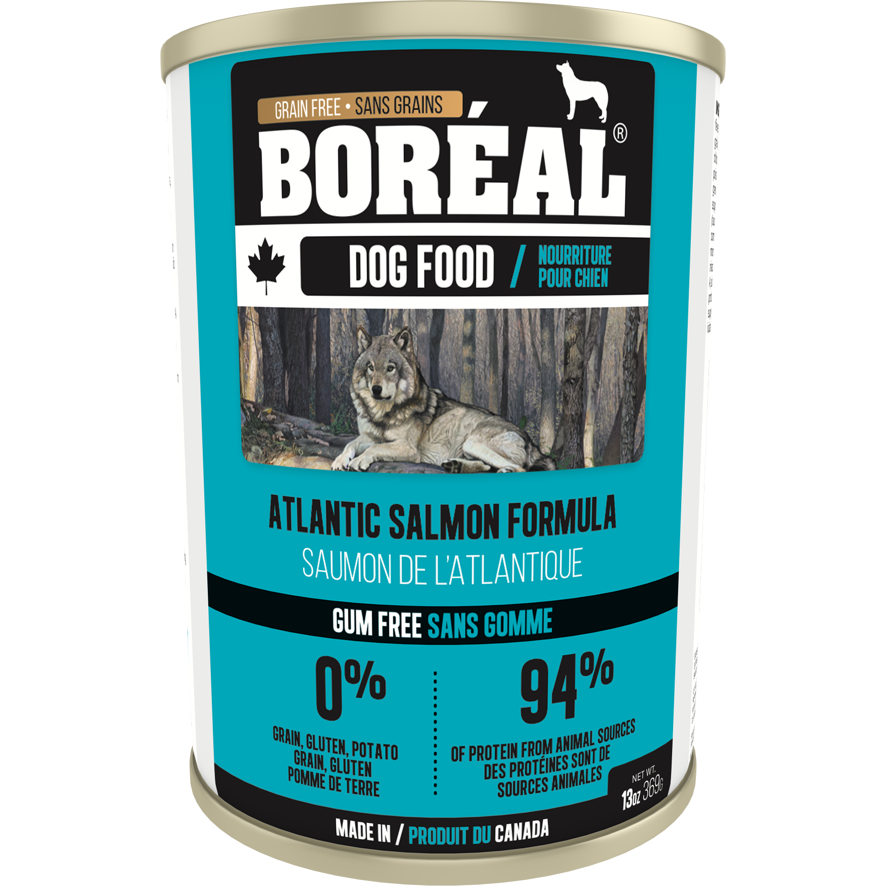 D0343 Boréal Atlantic Salmon Dog 369g