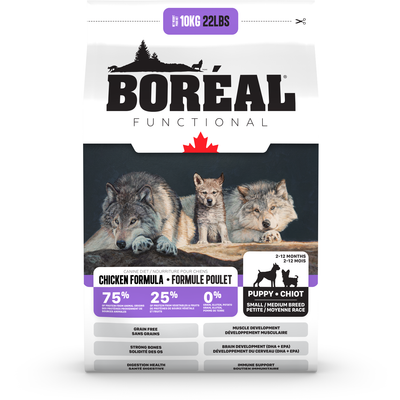 D0435 Boréal Functional Small and Medium Breed Puppy Chicken 10kg