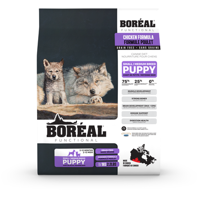 D0442 Boréal Functional Small and Medium Breed Puppy Chicken 1kg