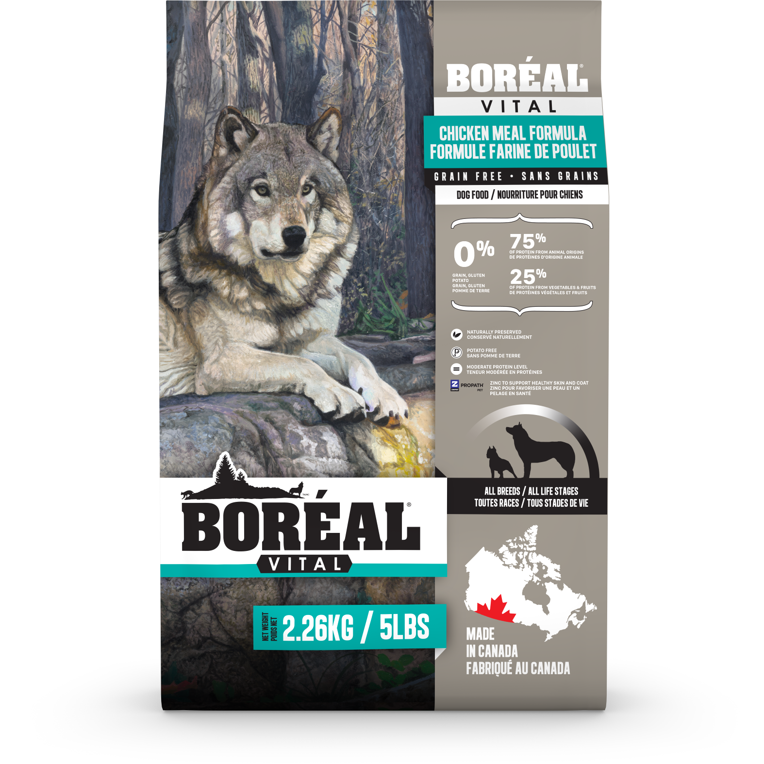 D0522 Boréal Vital Chicken 2.26kg