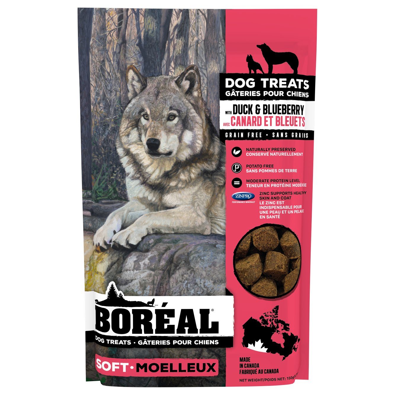 Boréal Dog Treats Duck and Blueberry