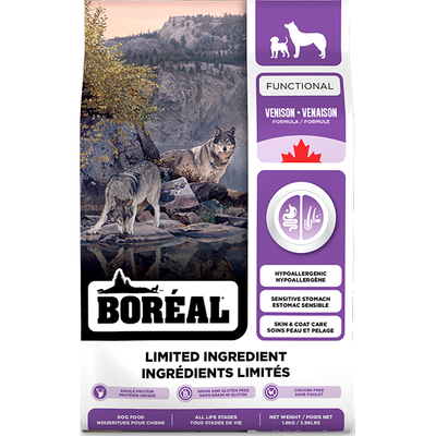 D0921 Boréal Functional, Dog Food, Limited Ingredients Venison 1.8kg