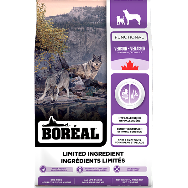 D0921 Boréal Functional, Dog Food, Limited Ingredients Venison 1.8kg