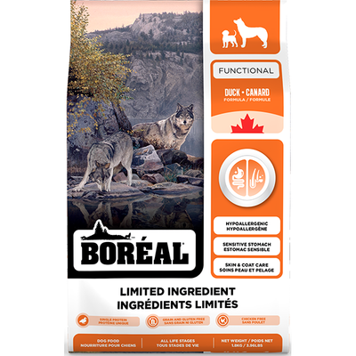D0927 Boréal Functional, Dog Food, Limited Ingredients Duck 1.8kg