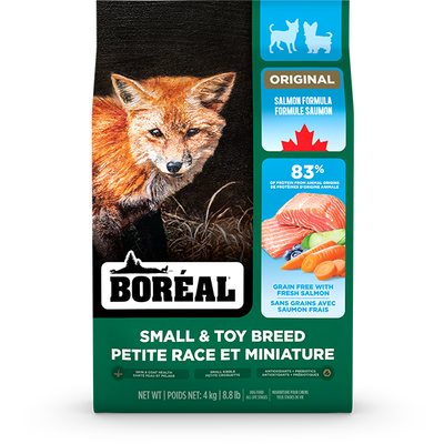 D0989 Boréal Original, Dog Food, Small and Toy Breed, Salmon Formula 4kg