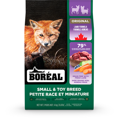 D0991 Boréal Original, Dog Food, Small and Toy Breed, Lamb Formula 4kg