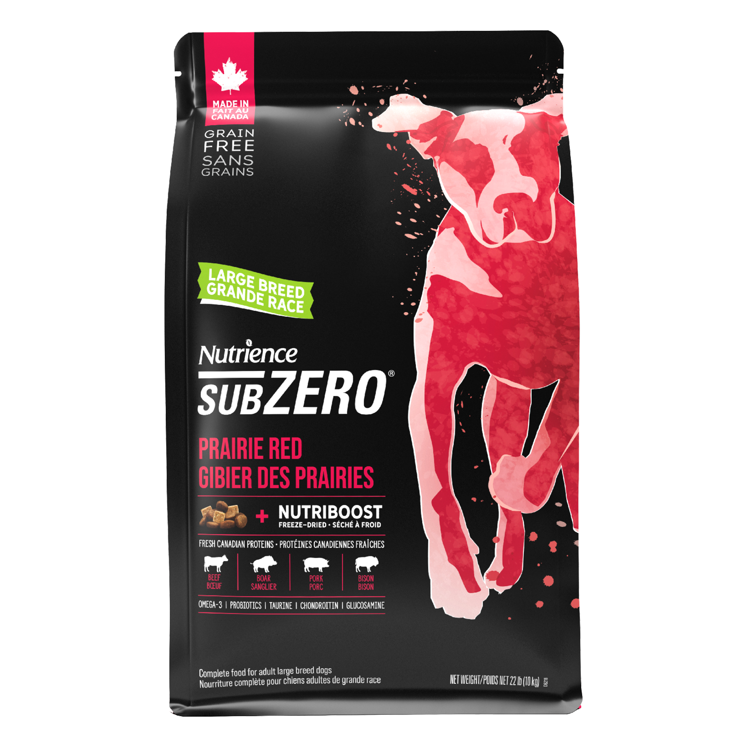 Nutrience Grain Free Dog Food Large Breed SubZero Prairie Red  Dog Food  | PetMax Canada