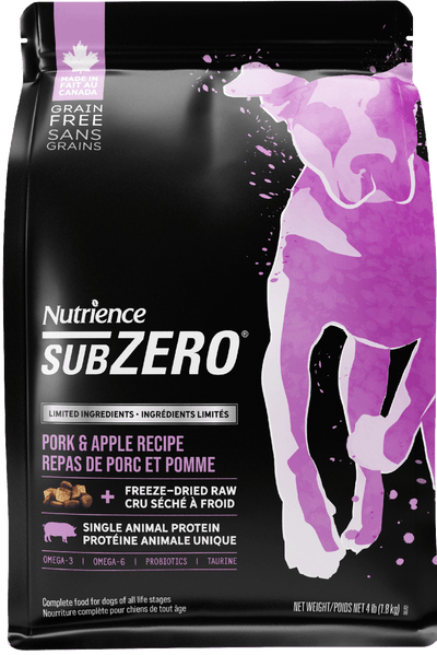 Nutrience SubZero Pork & Apple Limited Ingredient Dog Food  Dog Food  | PetMax Canada