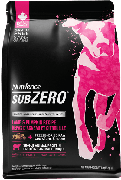 Nutrience SubZero Lamb & Pumpkin Limited Ingredient Dog Food  Dog Food  | PetMax Canada