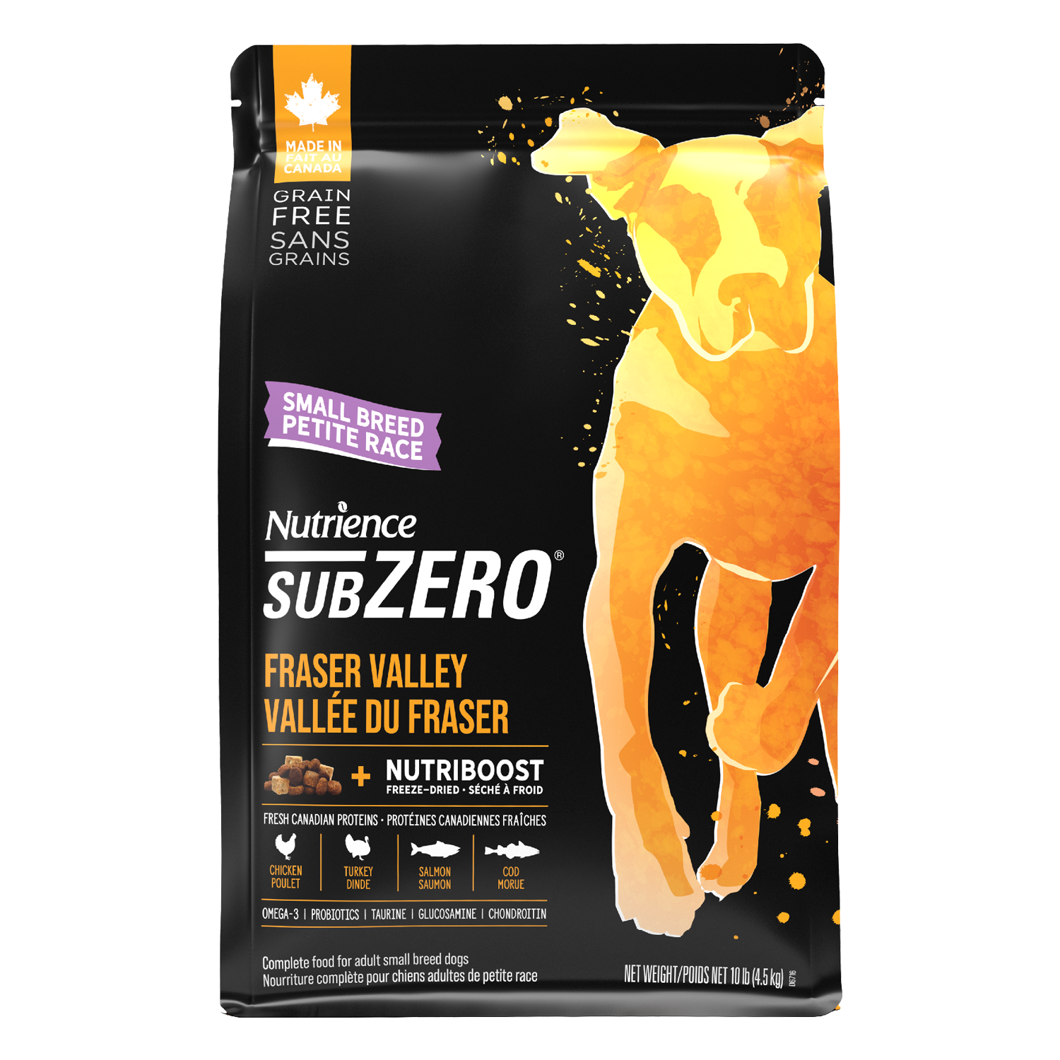 Nutrience Grain Free SubZero Fraser Valley Formula for Small Breed Dogs  Dog Food  | PetMax Canada
