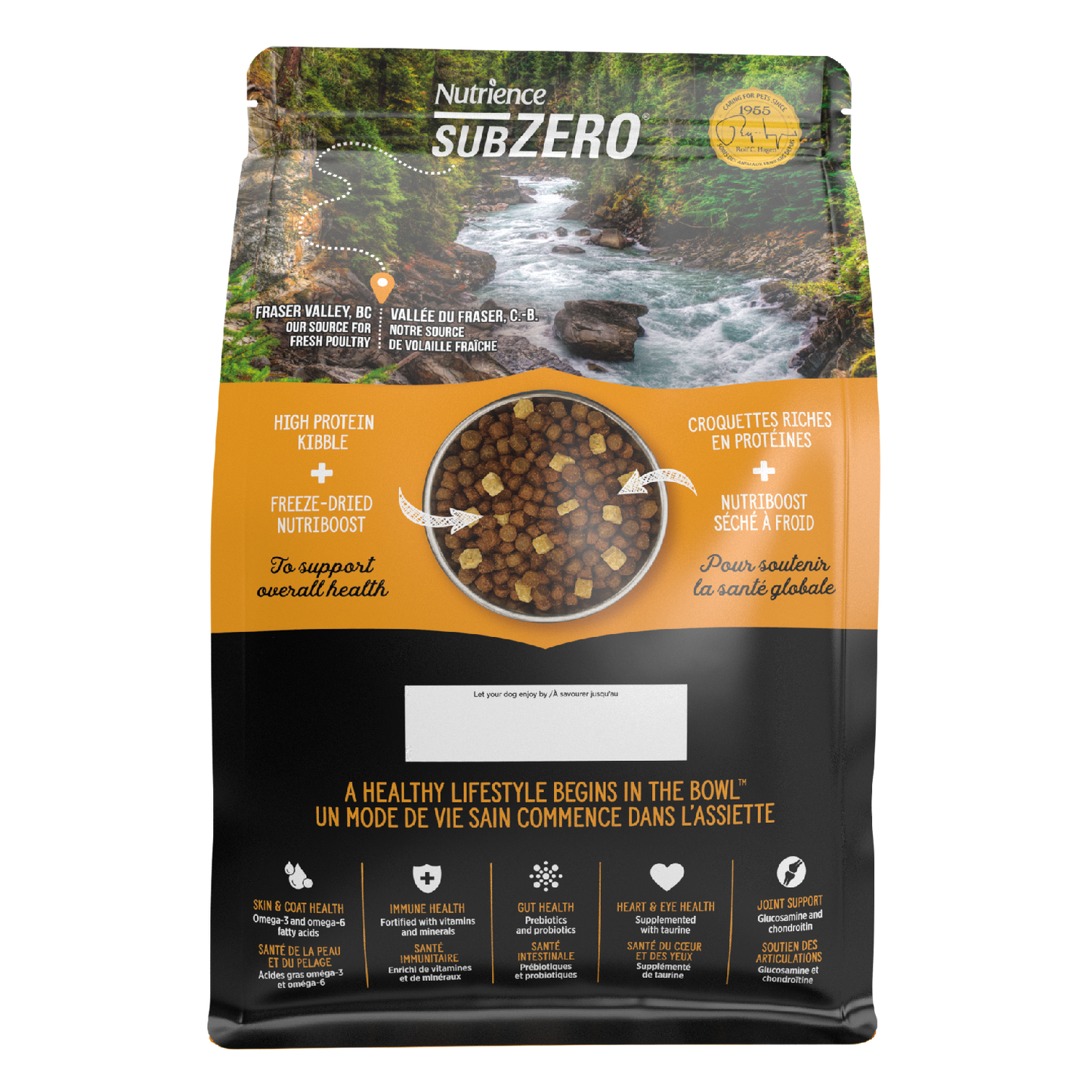 Nutrience Grain Free SubZero Fraser Valley Formula for Small Breed Dogs  Dog Food  | PetMax Canada