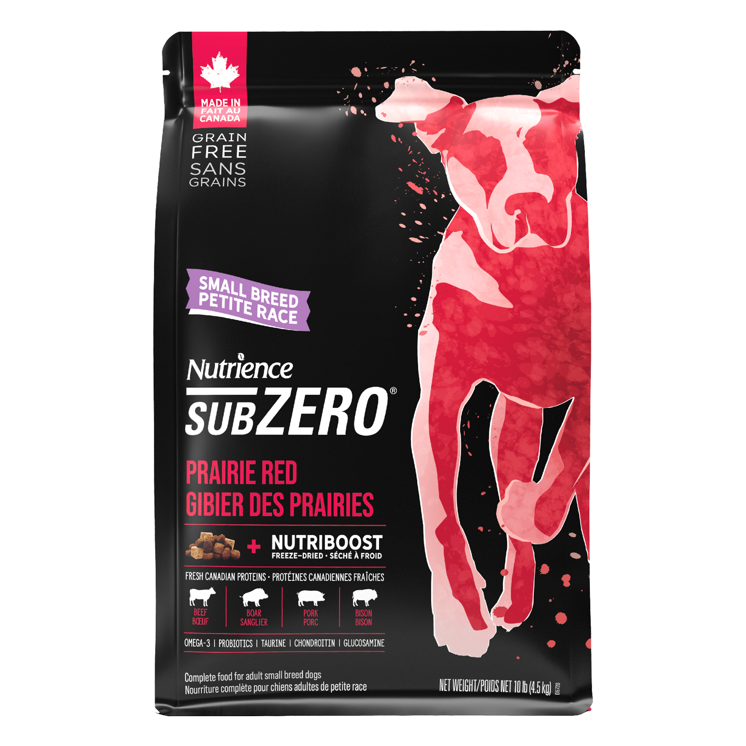 Nutrience Grain Free Dog Food SubZero Small Breed Prairie Red - 2.27 Kg - Dog Food - Nutrience Pet Food - PetMax Canada