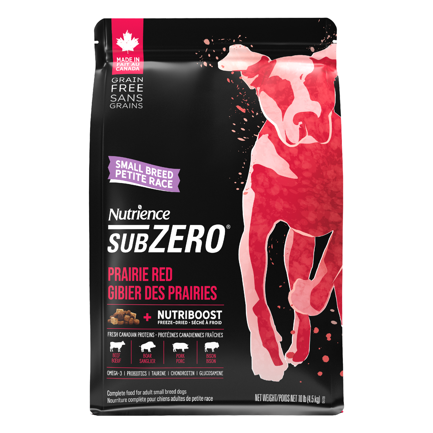 Nutrience Grain Free Dog Food SubZero Small Breed Prairie Red  Dog Food  | PetMax Canada