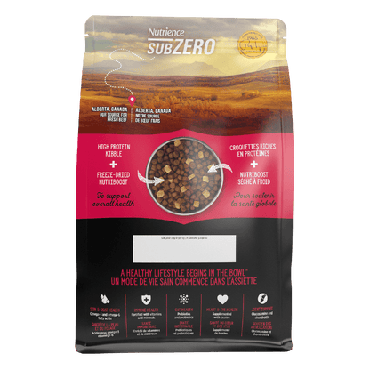 Nutrience Grain Free Dog Food SubZero Small Breed Prairie Red - 2.27 Kg - Dog Food - Nutrience Pet Food - PetMax Canada