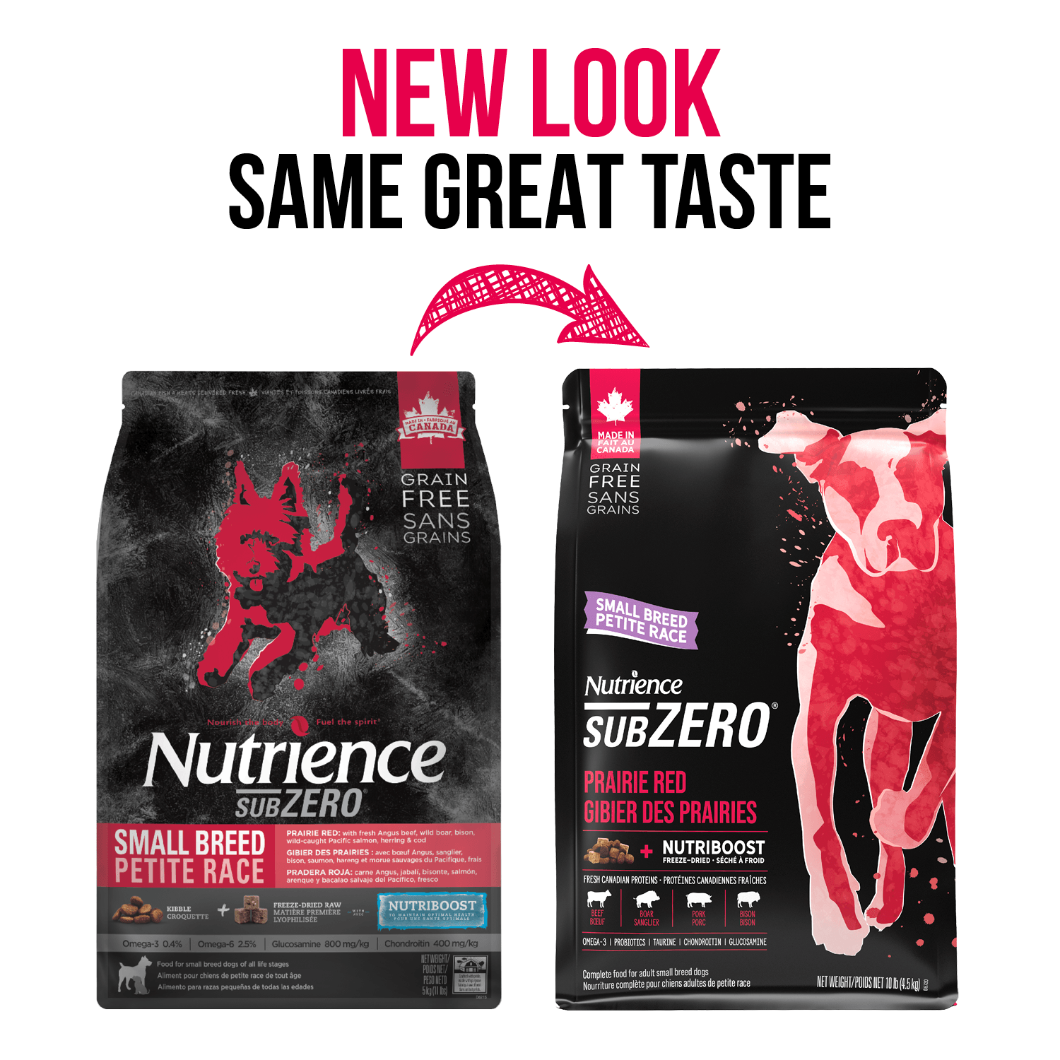Nutrience Grain Free Dog Food SubZero Small Breed Prairie Red - 2.27 Kg - Dog Food - Nutrience Pet Food - PetMax Canada