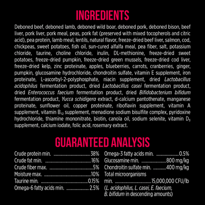 Nutrience Grain Free Dog Food SubZero Small Breed Prairie Red - 2.27 Kg - Dog Food - Nutrience Pet Food - PetMax Canada