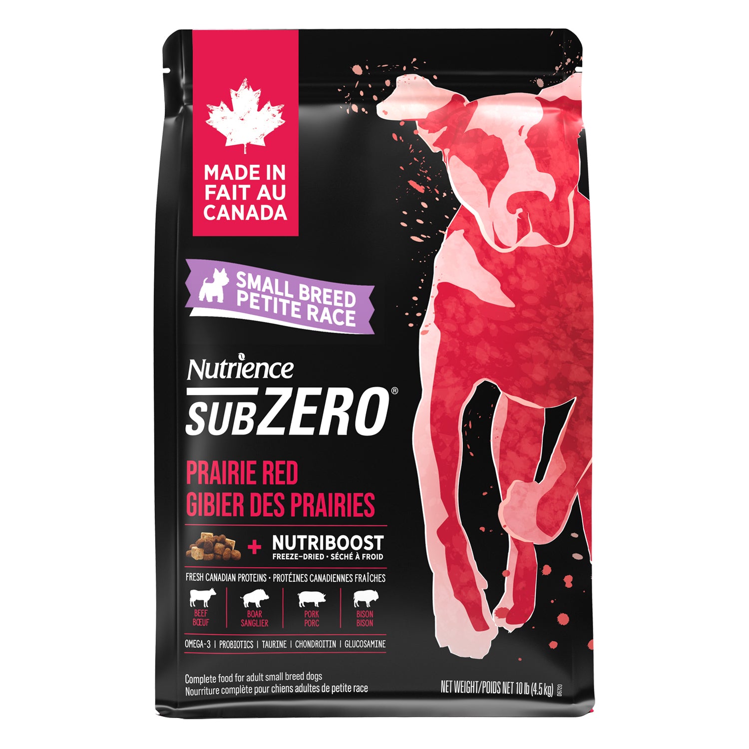 Nutrience Grain Free Dog Food SubZero Small Breed Prairie Red