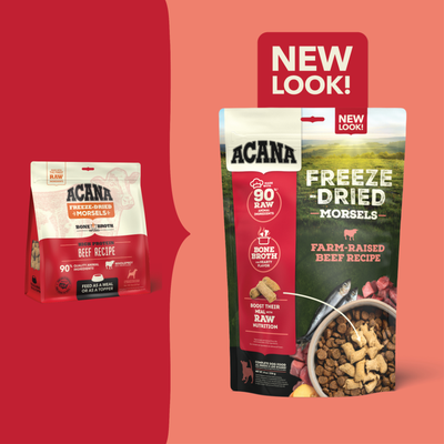 Acana Freeze-Dried Food Morsels Ranch-Raised Beef Recipe