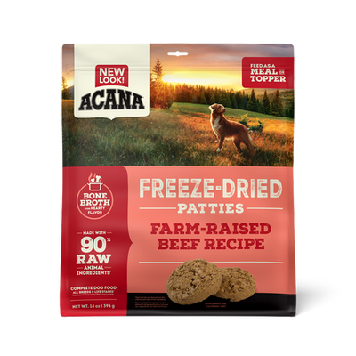 Acana Freeze-Dried Food Patties Ranch-Raised Beef Recipe