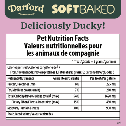 Darford Dog Soft Baked Super Deliciously Ducky Soft & Chewy Treats