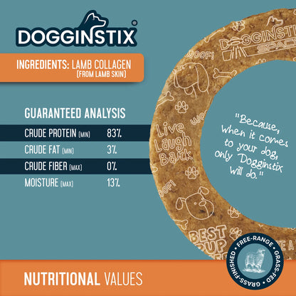 Dogginstix  Lamb Collagen Comic Donut