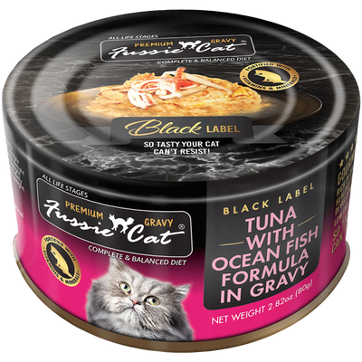 Fussie Cat Premium Tuna With Ocean Fish Formula in Gravy