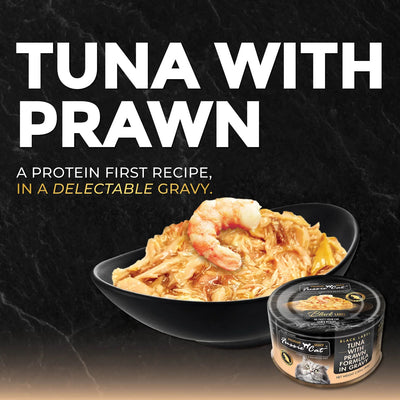 Fussie Cat Premium Tuna With Prawns in Gravy