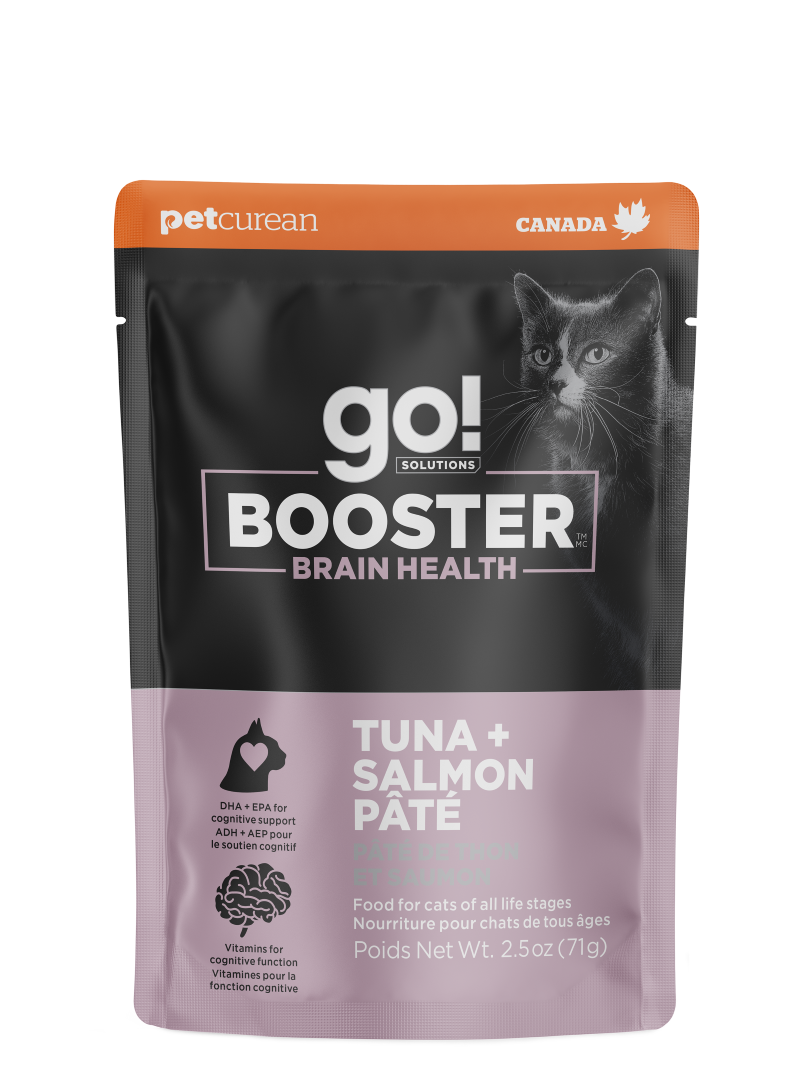 Go! Booster Brain Health Tuna And Salmon Pate For Cats  Canned Cat Food  | PetMax Canada