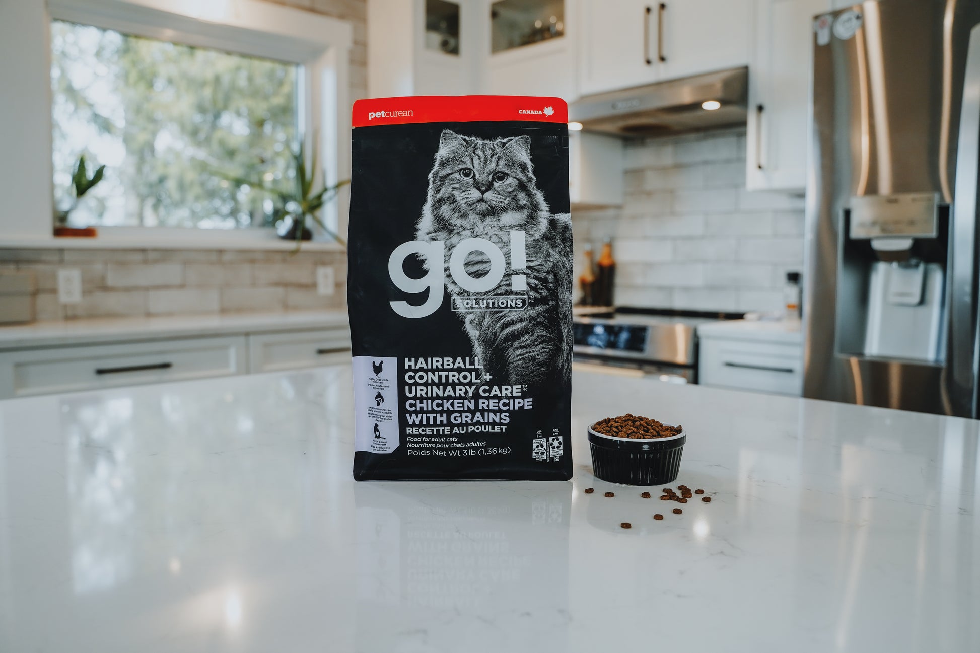 Go! Solutions Hairball & Urinary Care Chicken Recipe With Grains For Cats  Cat Food  | PetMax Canada