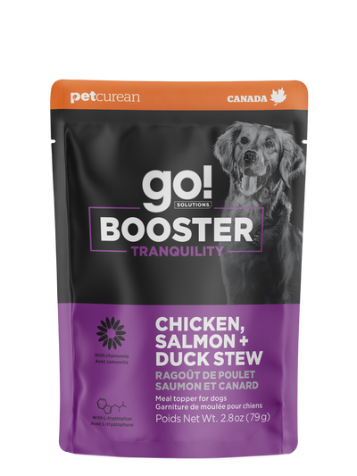 Go! Booster Tranquility Chicken, Salmon And Duck Stew Meal Topper For Dogs  Canned Dog Food  | PetMax Canada