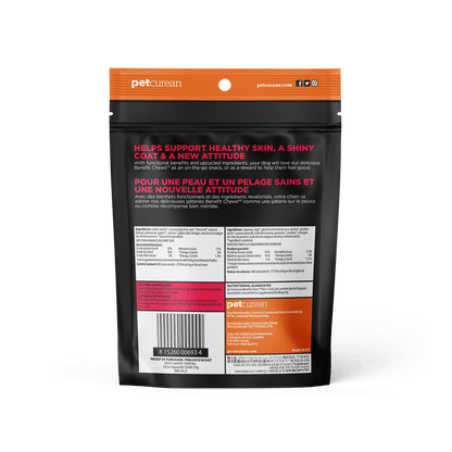 Go! Benefit Chews Skin + Coat Soft and Chewy Treats Lamb Recipe For Dogs - 170g - Dog Treats - Go! - PetMax Canada