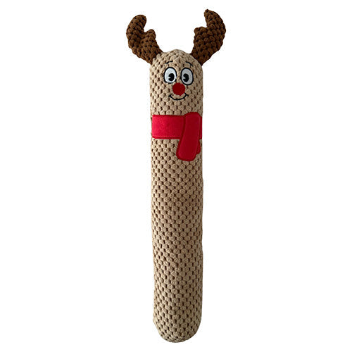 Guru Holiday Fry Guy Randy Reindeer Plush Dog Toy - Dog Toy - Guru - PetMax Canada