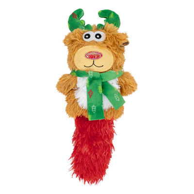 Kong Holiday Kickeroo Character Cat Toy - Assorted Characters - reindeer character full length - Kong - PetMax Canada