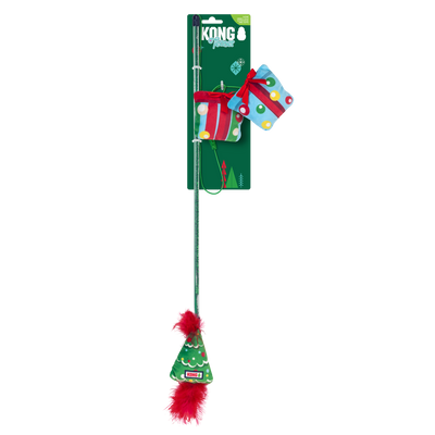 Kong Holiday Teaser Dual Cat Toy - in KONG Teaser catnip packaging - Kong - PetMax Canada