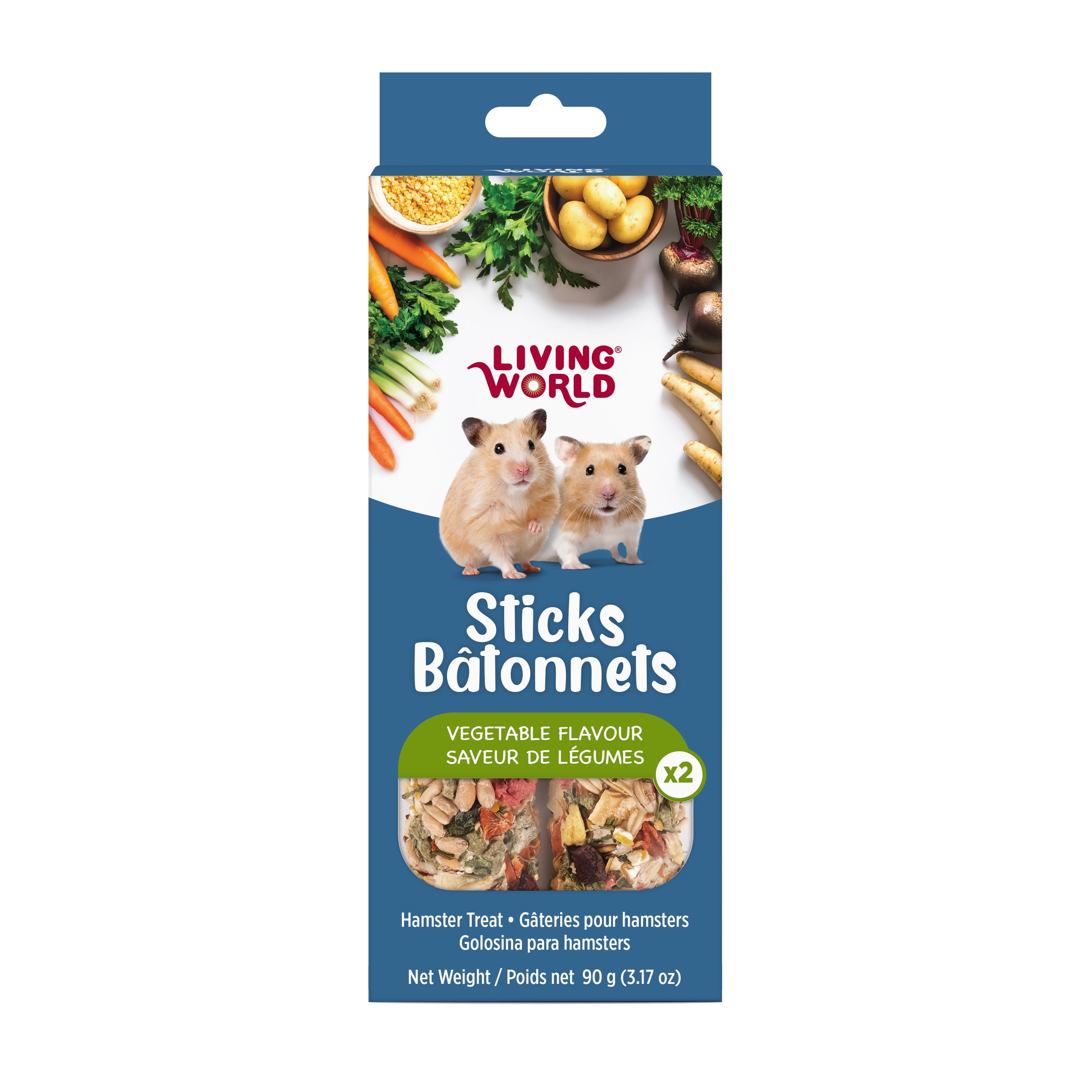 Living World Hamster Veggie Patch Treat Sticks