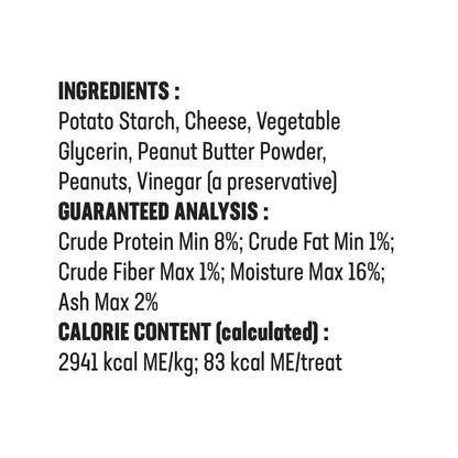 Himalayan Dog Chew Churro Peanut Butter Dog Treat - 4 Pack - 113g - Dog Treats - Himalayan Pet Supply - PetMax Canada