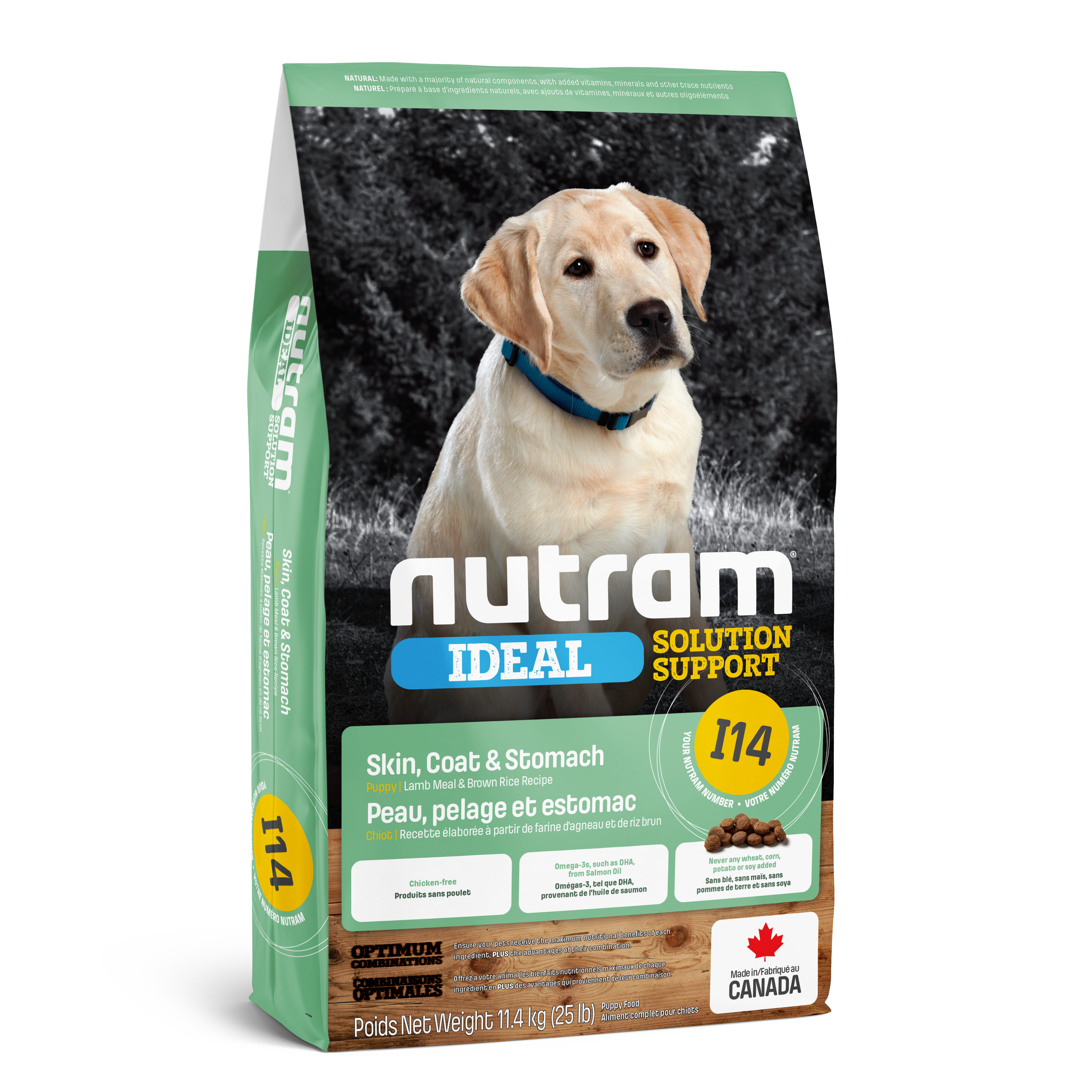 Nutram Ideal Solution I14 Sensitive Skin & Stomach Puppy