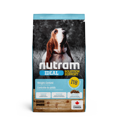 Nutram Ideal Solution Support Weight Control I18 Chicken Meal & Peas