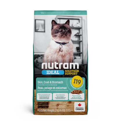 Nutram Cat Ideal Solution I19 Sensitive Skin & Stomach