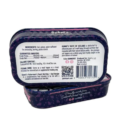 Gunni's Pet Herring & Cod Recipe Food Topper For Cats