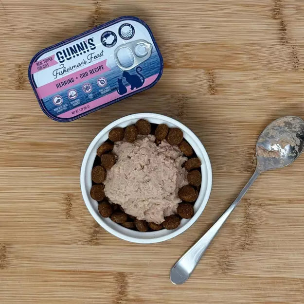 Gunni's Pet Herring & Cod Recipe Food Topper For Cats