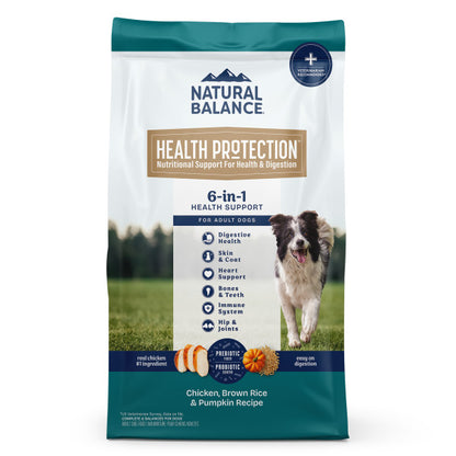Natural Balance Health Protection Dry Dog Food, Chicken, Brown Rice & Pumpkin Recipe